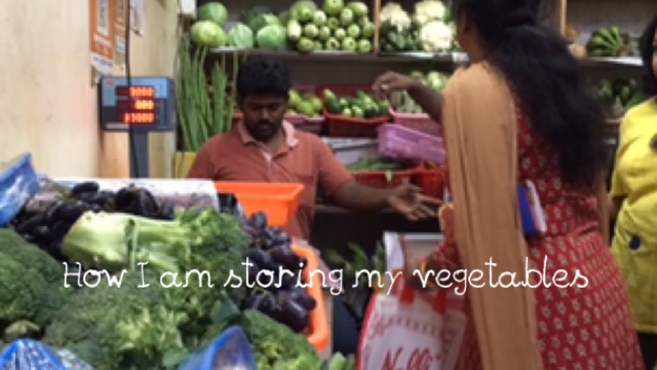 How I am storing vegetables/ vlog