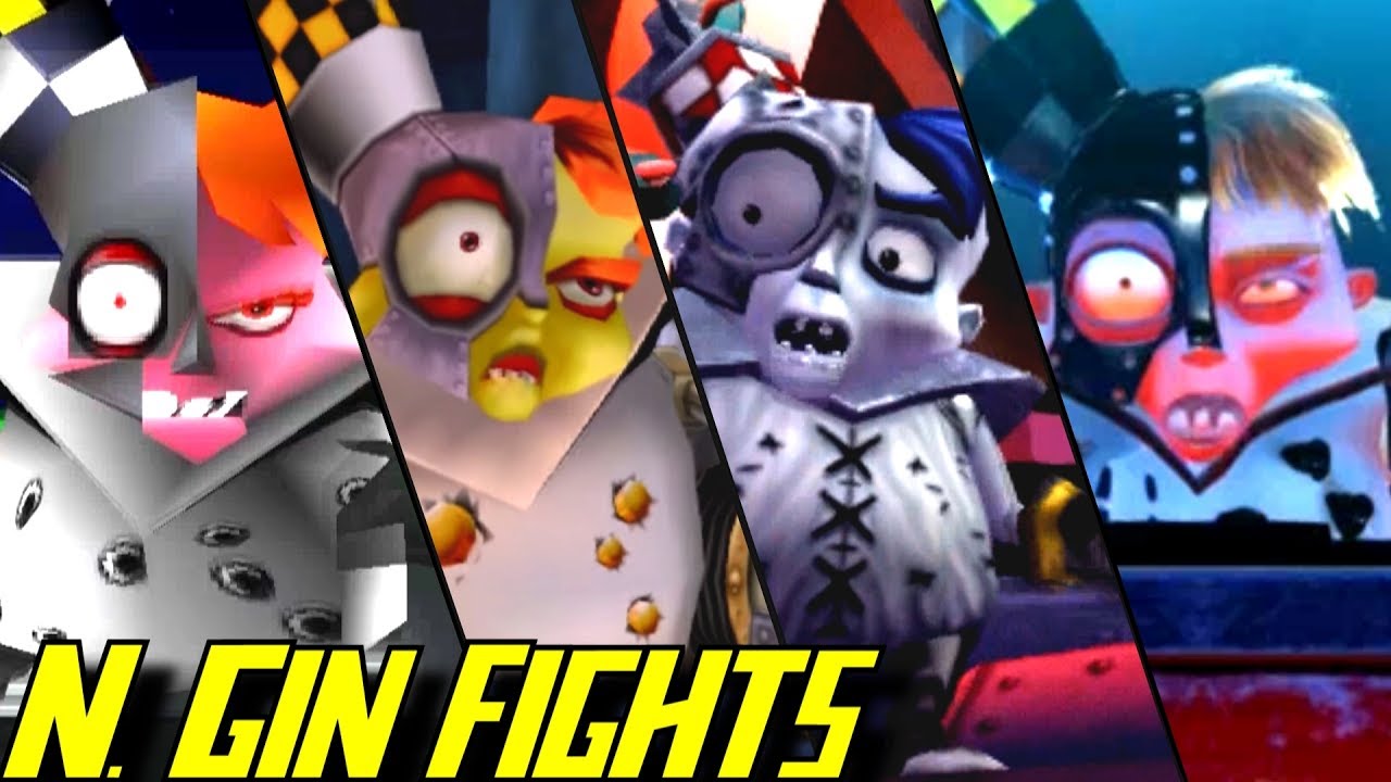 Evolution of N Gin Battles in Crash Bandicoot Games (1996-2017)