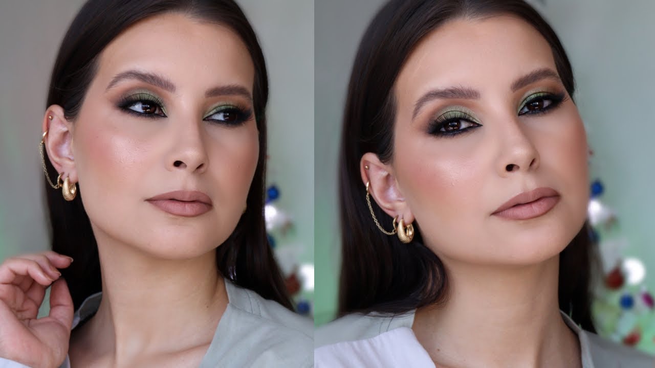 MAQUIAGEM PARA O NATAL EM TONS DE VERDE