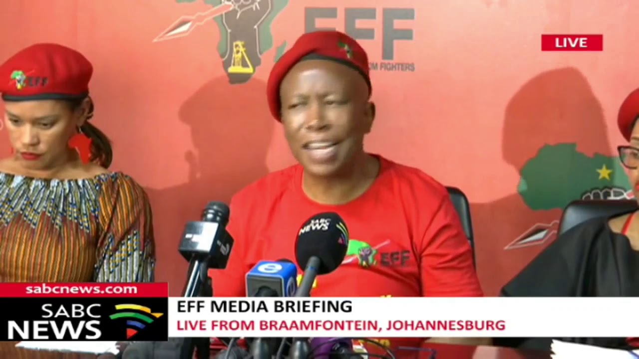 EFF Julius Malema apologizes to fellow Africans for Xenophobia in South Africa