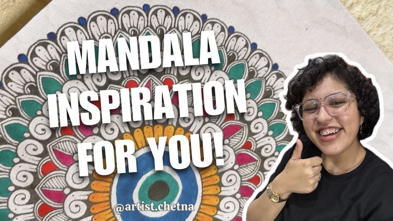 Mandala Inspiration for you!👩‍🎨🩷💫