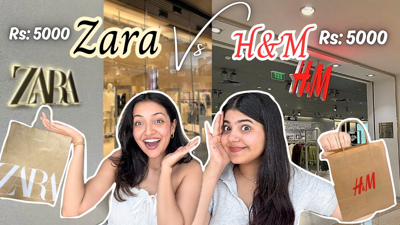 H&M VS zara, 10k budget😱,let’s see who wins😍❤️🤪 ✨Everything under 50% off😍✨❤️||YR|| 