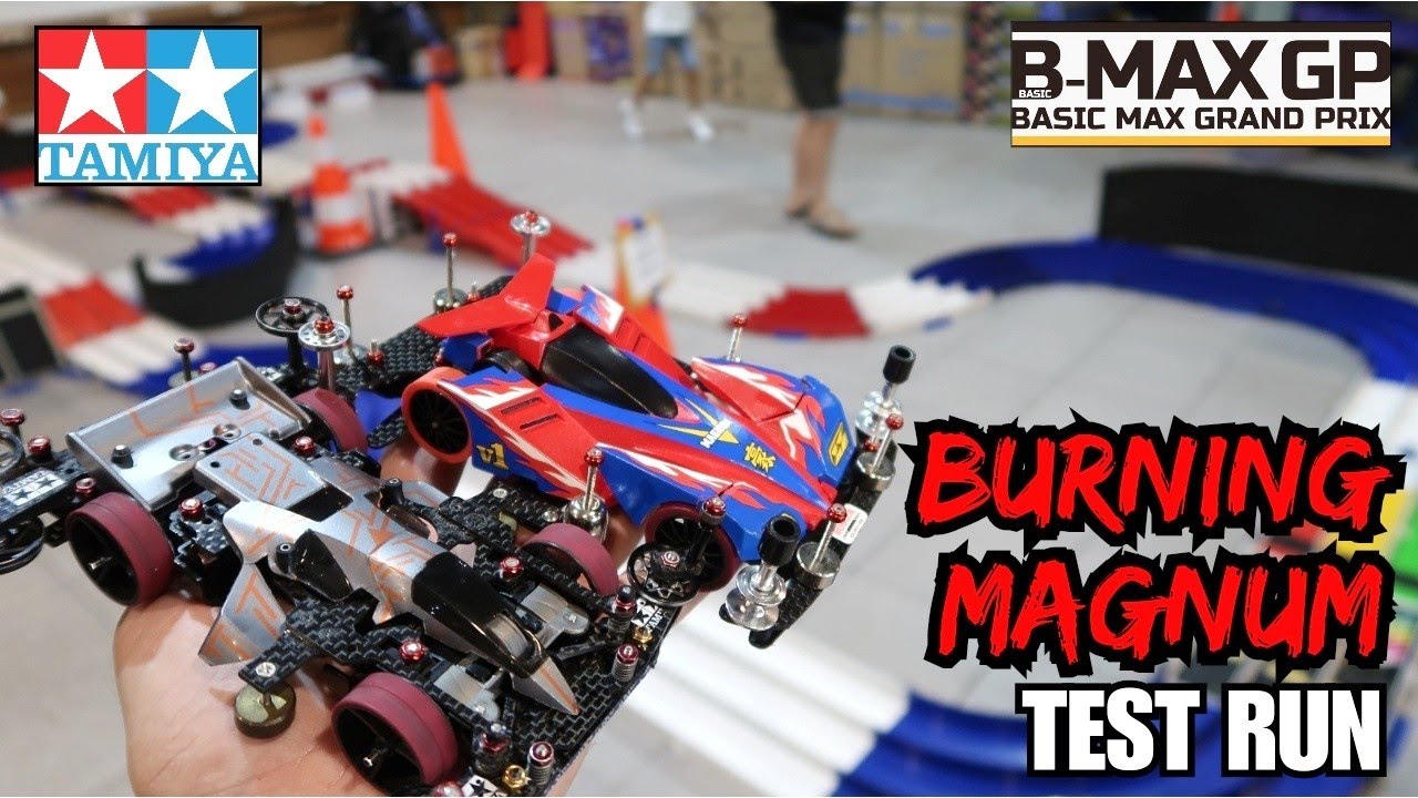 BURNING MAGNUM MELESAT! BMAX SUPER 2 CHASSIS - Tamiya Mini 4WD