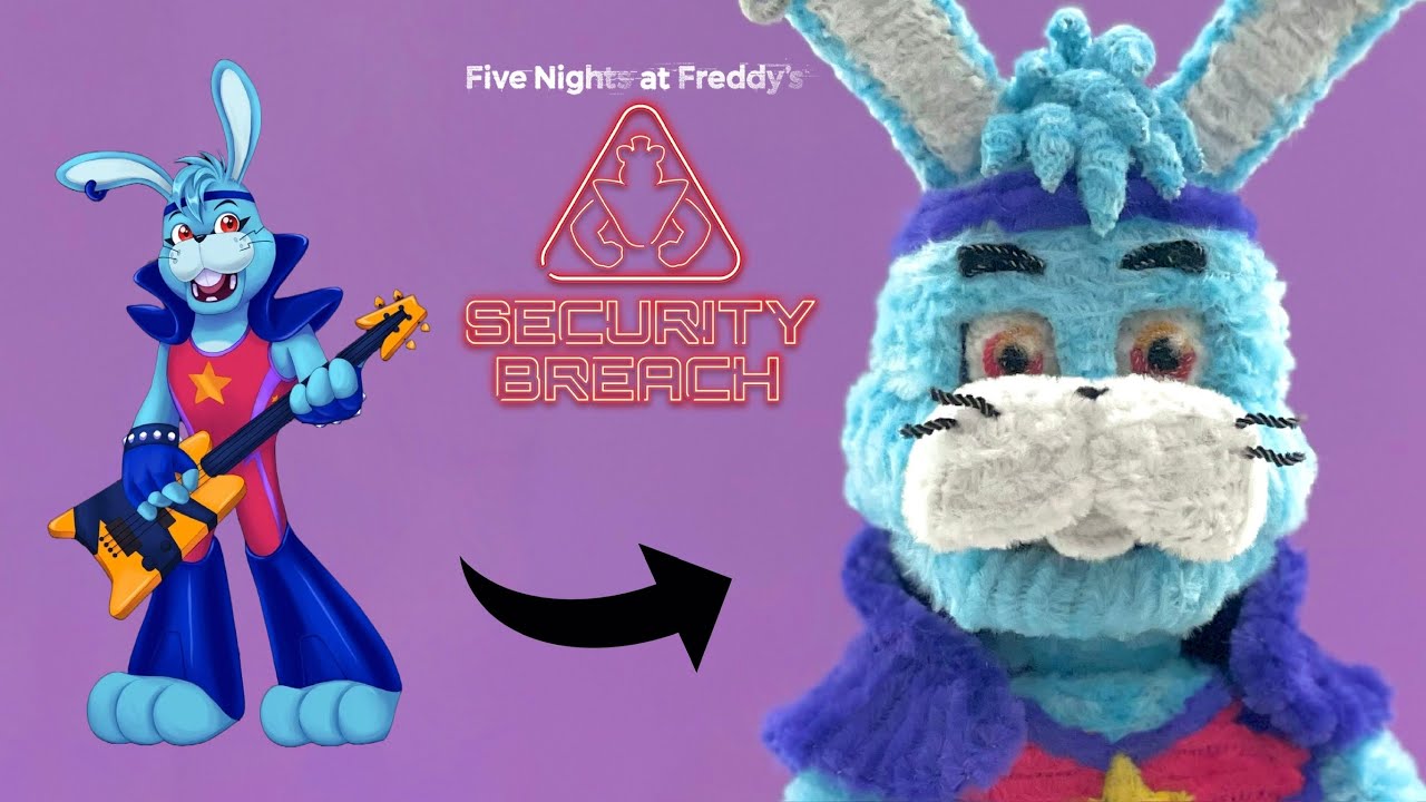 This is what Glamrock Bonnie would look like repaired but also in Lego form