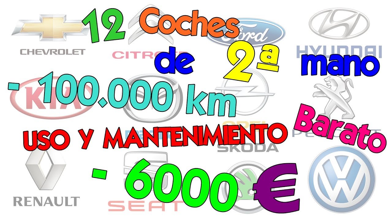 Coches de 2010 de segunda mano con 100000 km, de uso y mantenimiento baratos por 6000&euro;