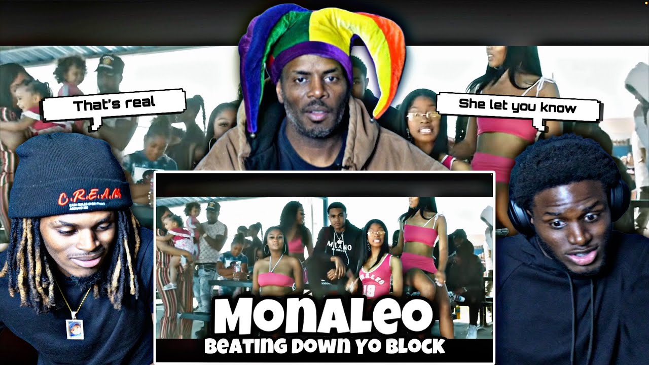 Monaleo - Beating Down Yo Block (Официальный музыкальный клип) РЕАКЦИЯ ОТЦА