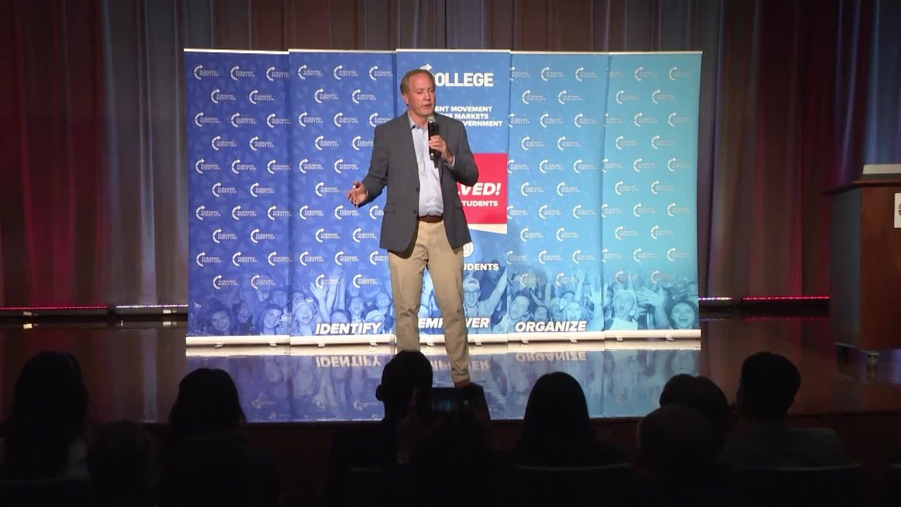 Ken Paxton speech to Turning Point USA students at the University of Texas