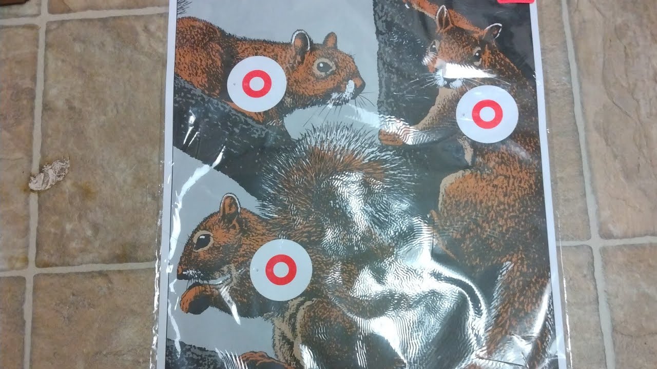 SQUIRREL TARGET REVIEW!!! THOMPSON TARGET LIFE-SIZE SQUIRREL TARGET REVIEW!!!!!