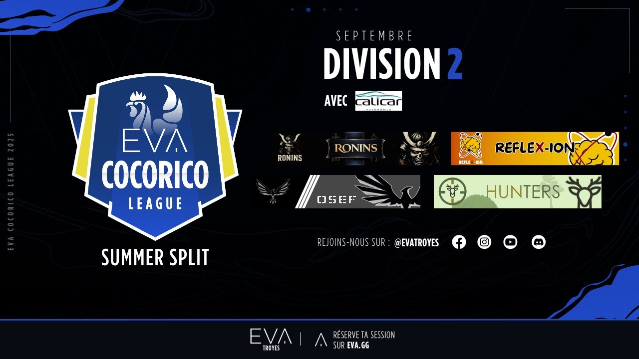 Cocorico League OCTOBRE (Division 2)