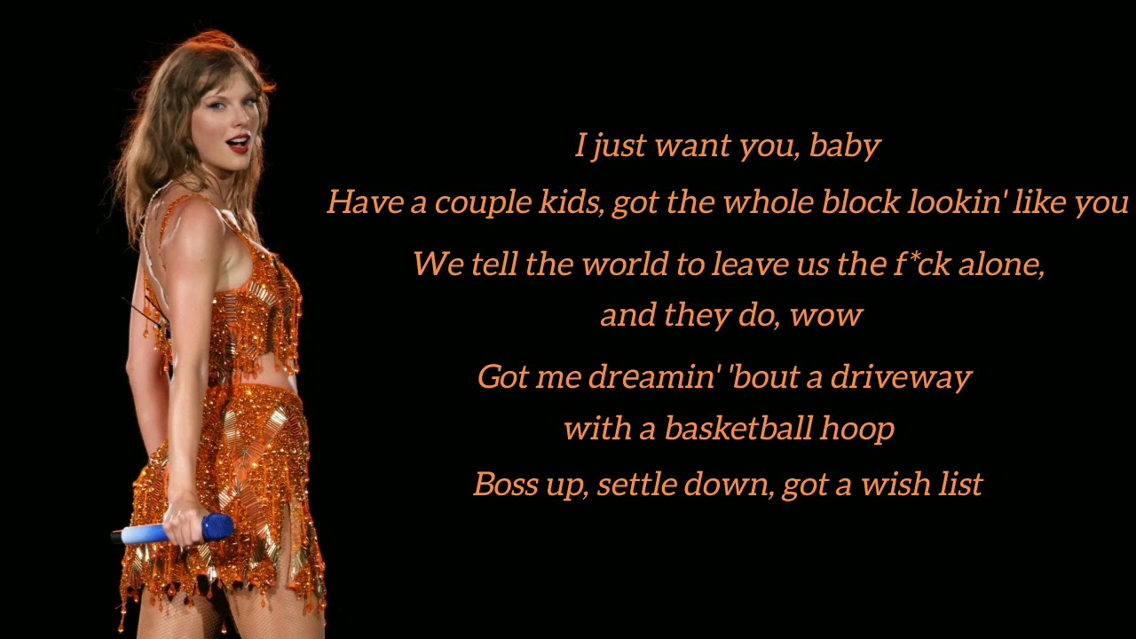 Wish List - Taylor Swift (Lyrics)