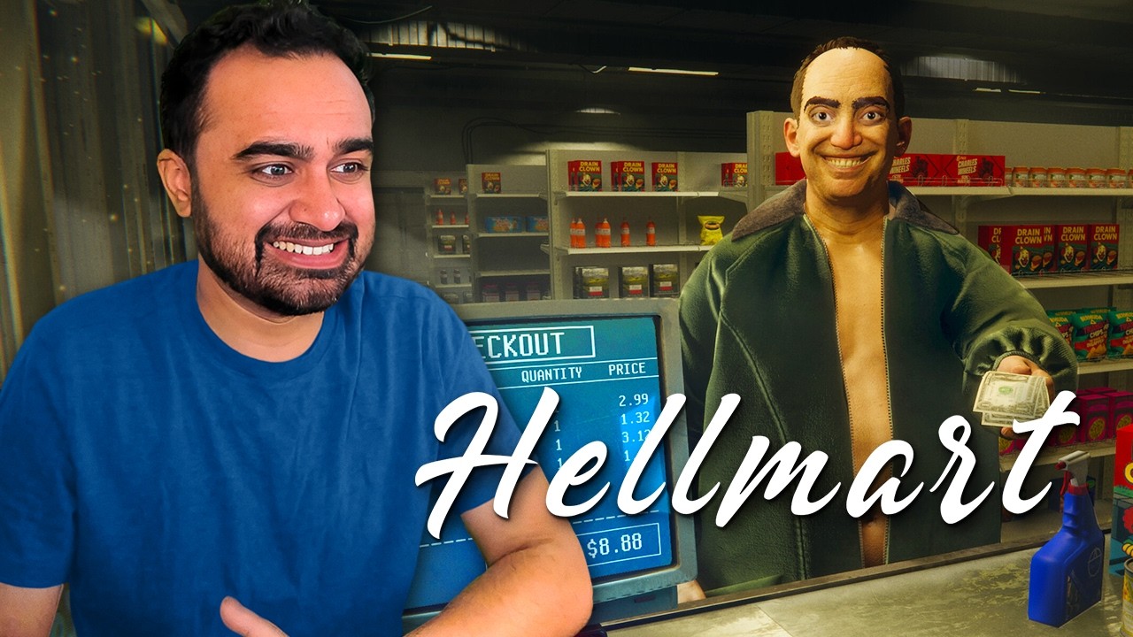 A convenience store that turns into a nightmare after dark (Squeex plays HELLMART)