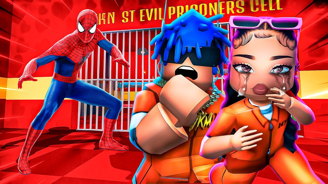 ESCAPE EVIL SPIDERMAN'S PRISON RUN! (Roblox)