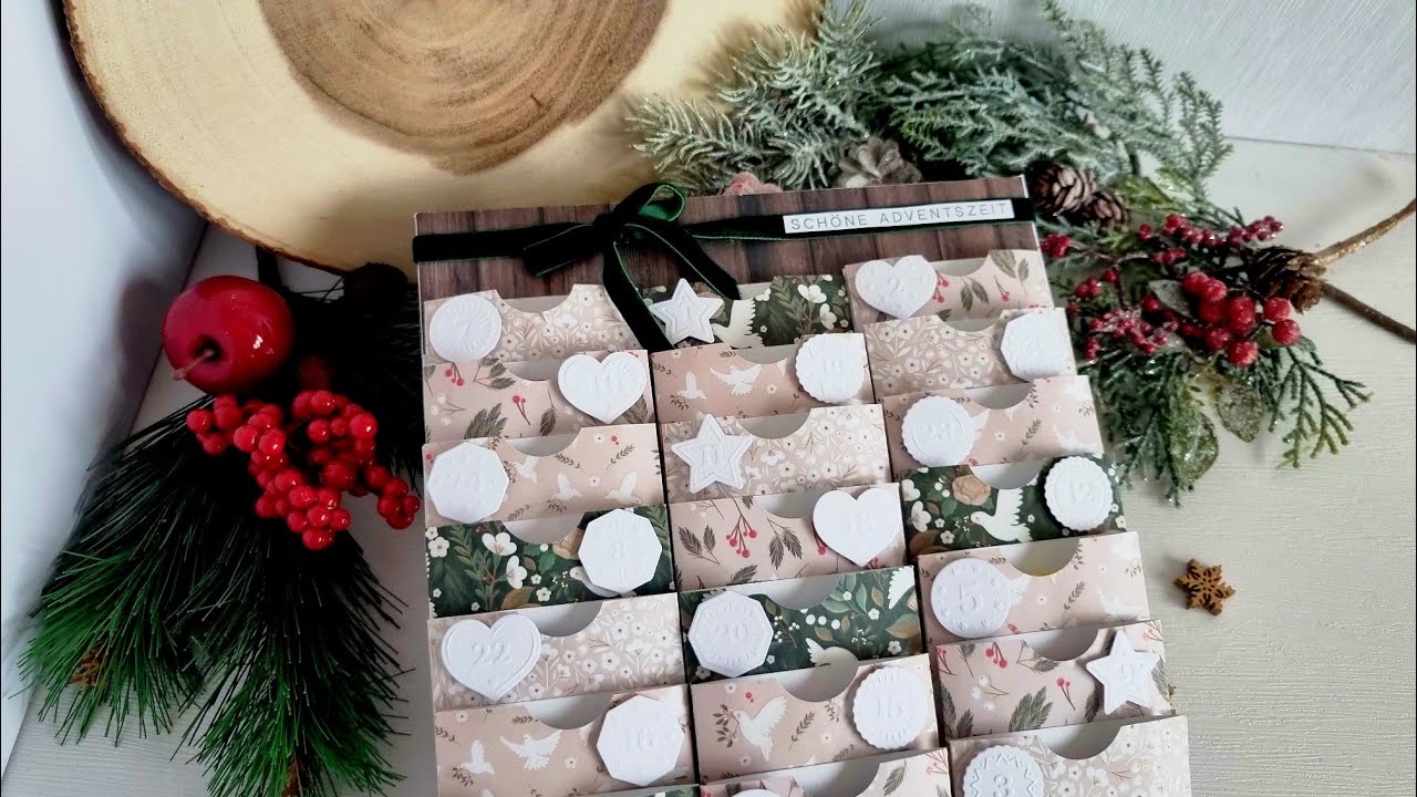 einfacher Teeadventkalender aus 15x30 Blöcken von #Action