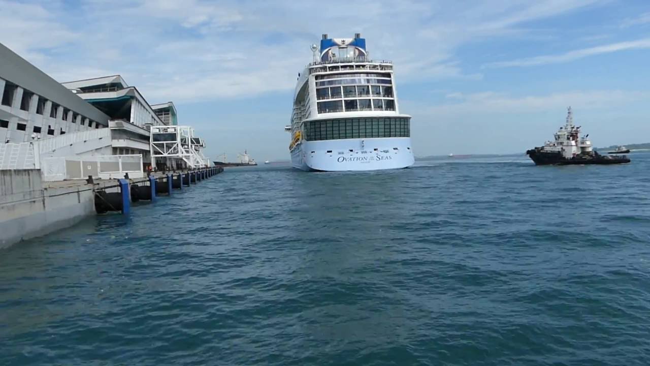Ovation of the Seas' Maiden Arrival in Singapore