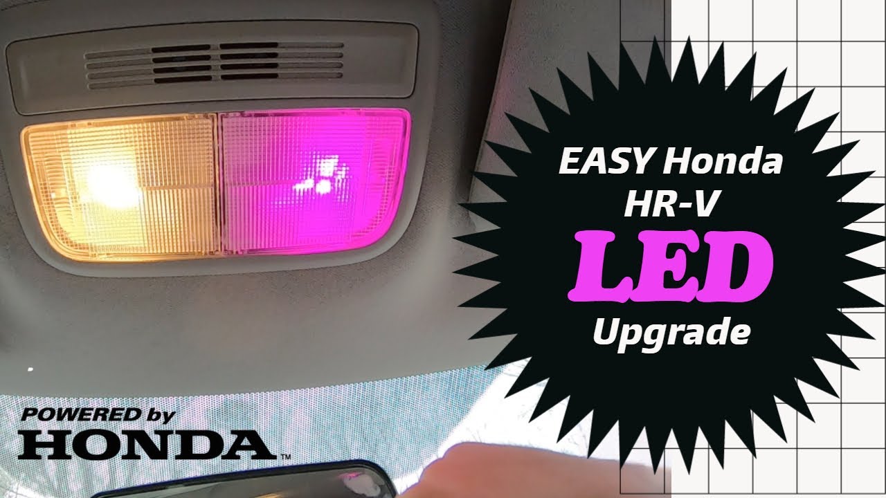 Honda HR-V Interior LED Light Upgrade | How To Install Dome Map Vanity Trunk & Tag Bulbs