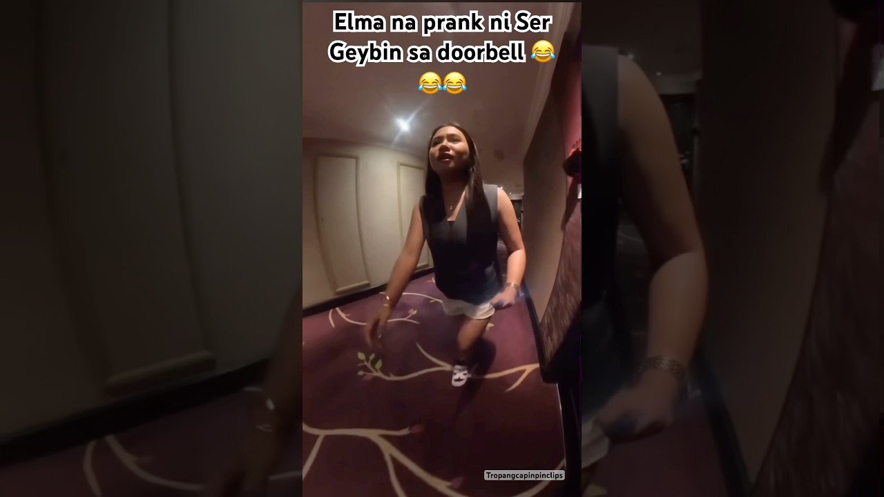 Maam elma na prank ni Ser Geybin sa doorbell 