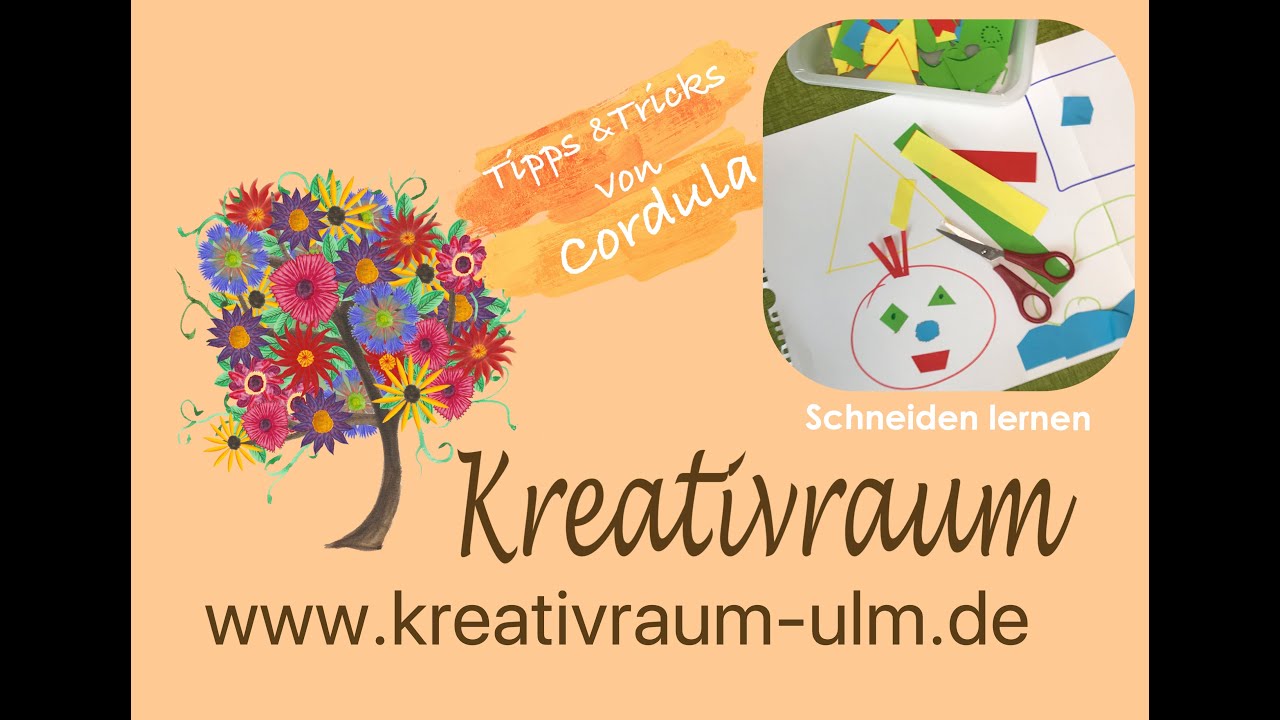 Schneiden lernen - Kinder ab 2 Jahre - Tipps und Tricks mit Cordula