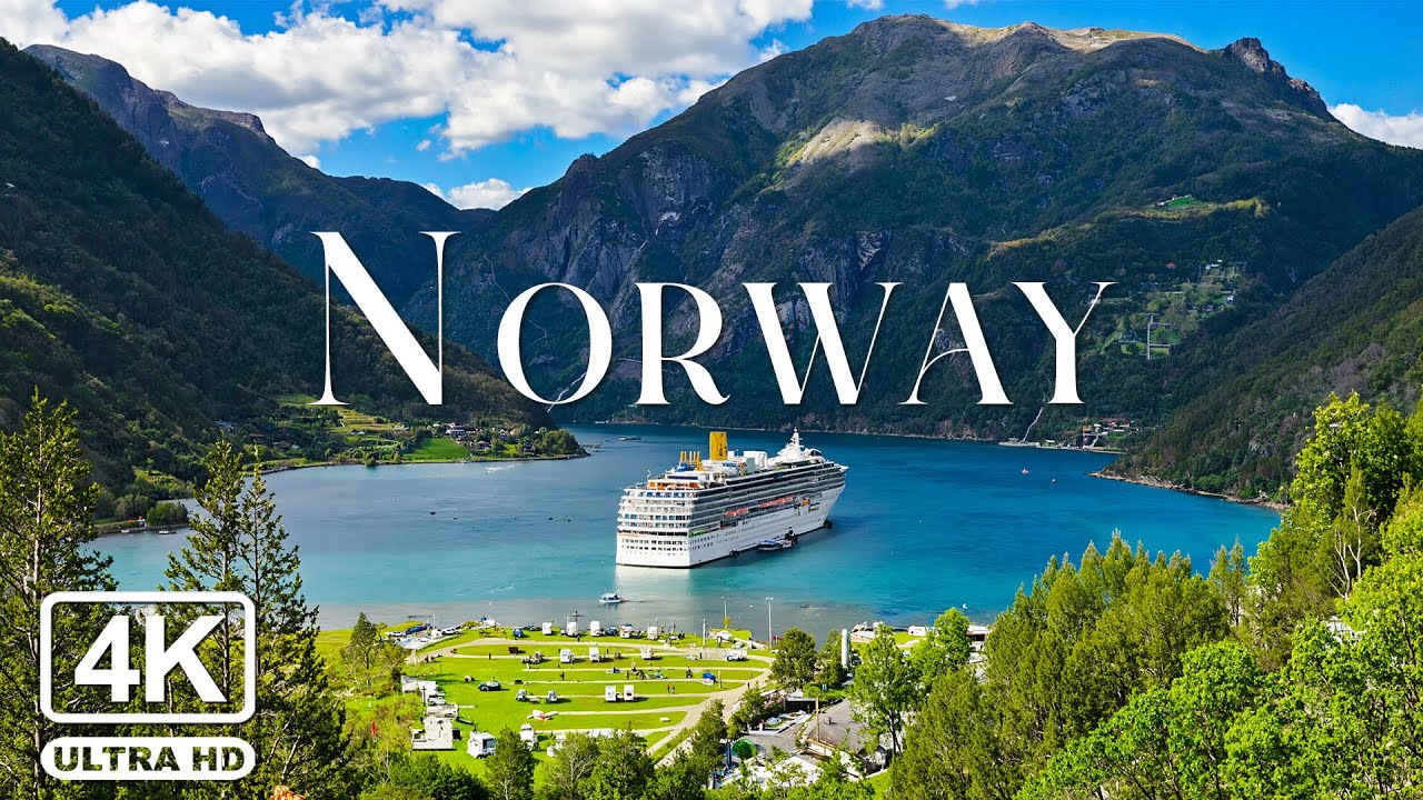 Norway 4K Video UHD | Unreal Nature You Must See – Epic Fjords, Hidden Villages With Relaxing Music