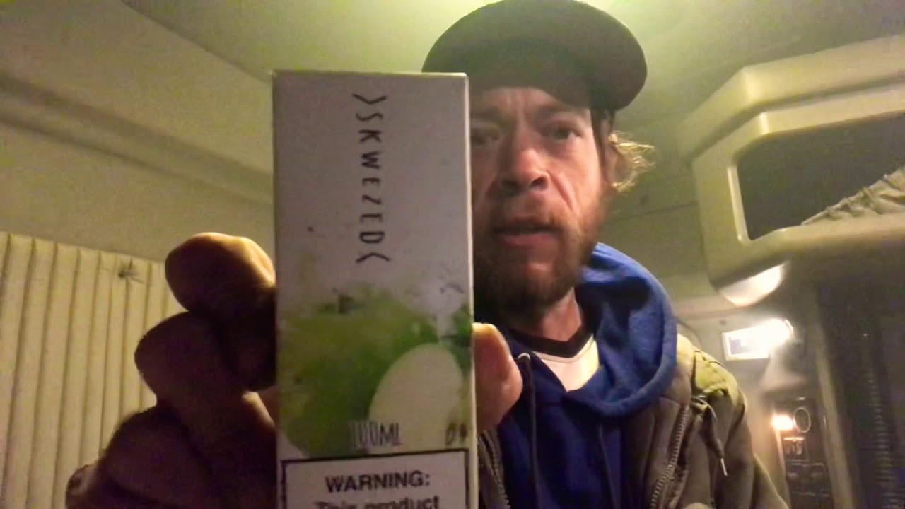 Vape review of Skewezed Brand green apple juice review