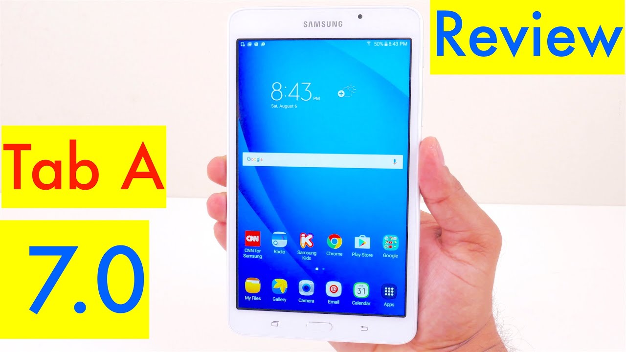 Samsung Galaxy Tab A 7.0 Review - 2016 model