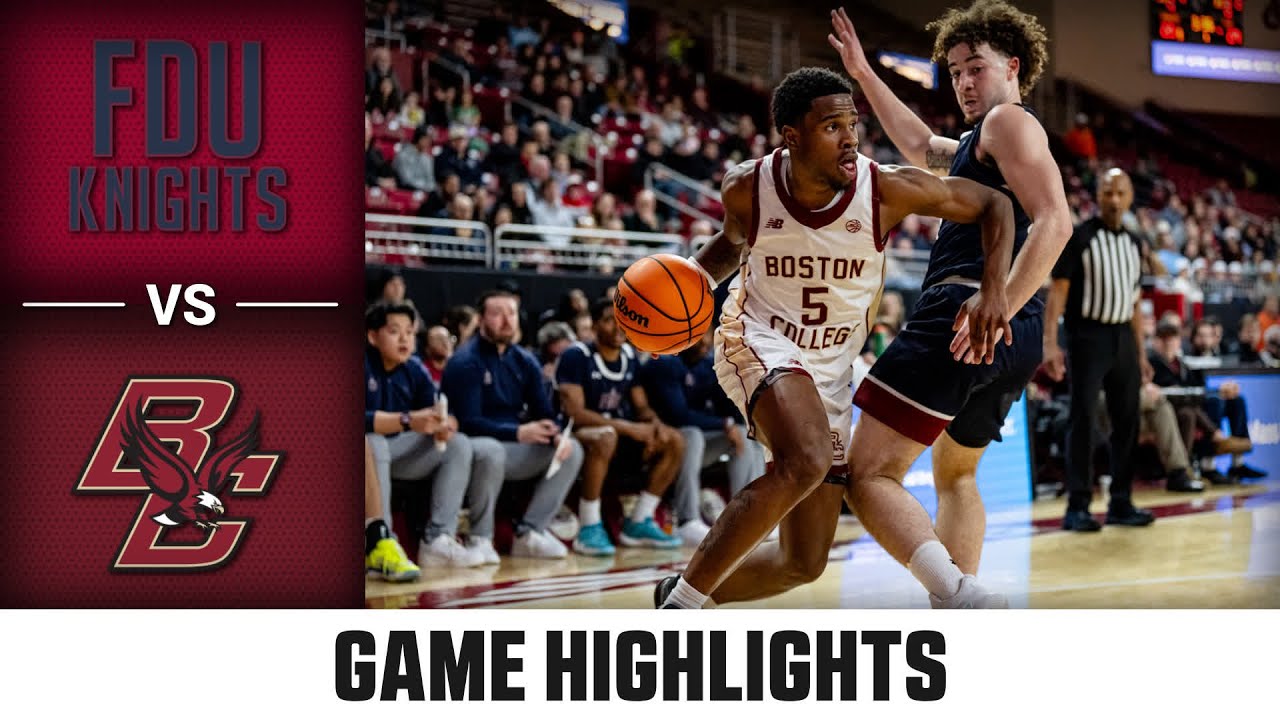 Fairleigh Dickinson vs. Boston College Game Highlights | 2025-26 ACC Men's Basketball
