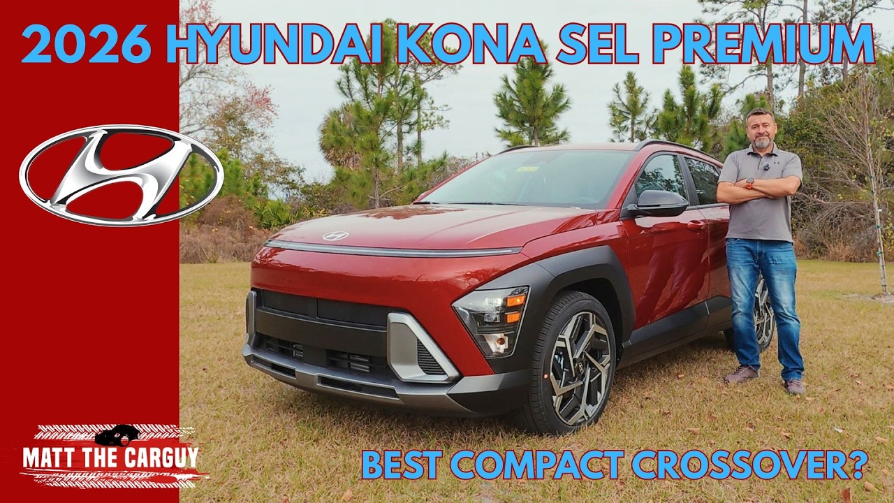 Является ли Hyundai Kona SEL Premium 2026 года лучшей комплектацией? Полный обзор и тест-драйв.