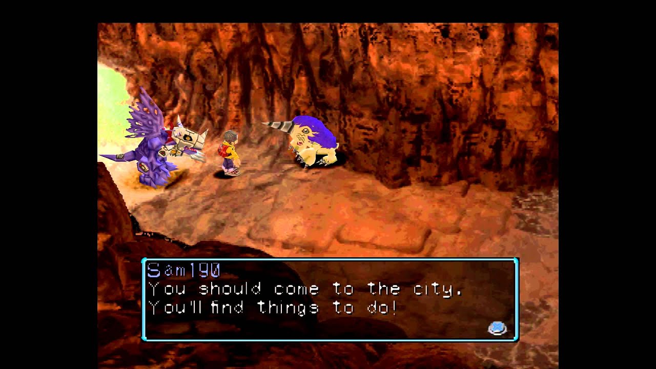 Digimon World - Getting Drimogemon to the City 1080p
