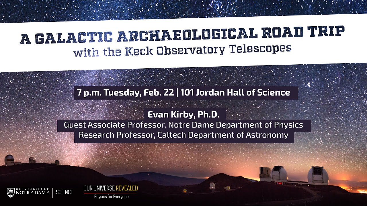 An Archaeological Road Trip with the Keck Telescopes - Our Universe Revealed
