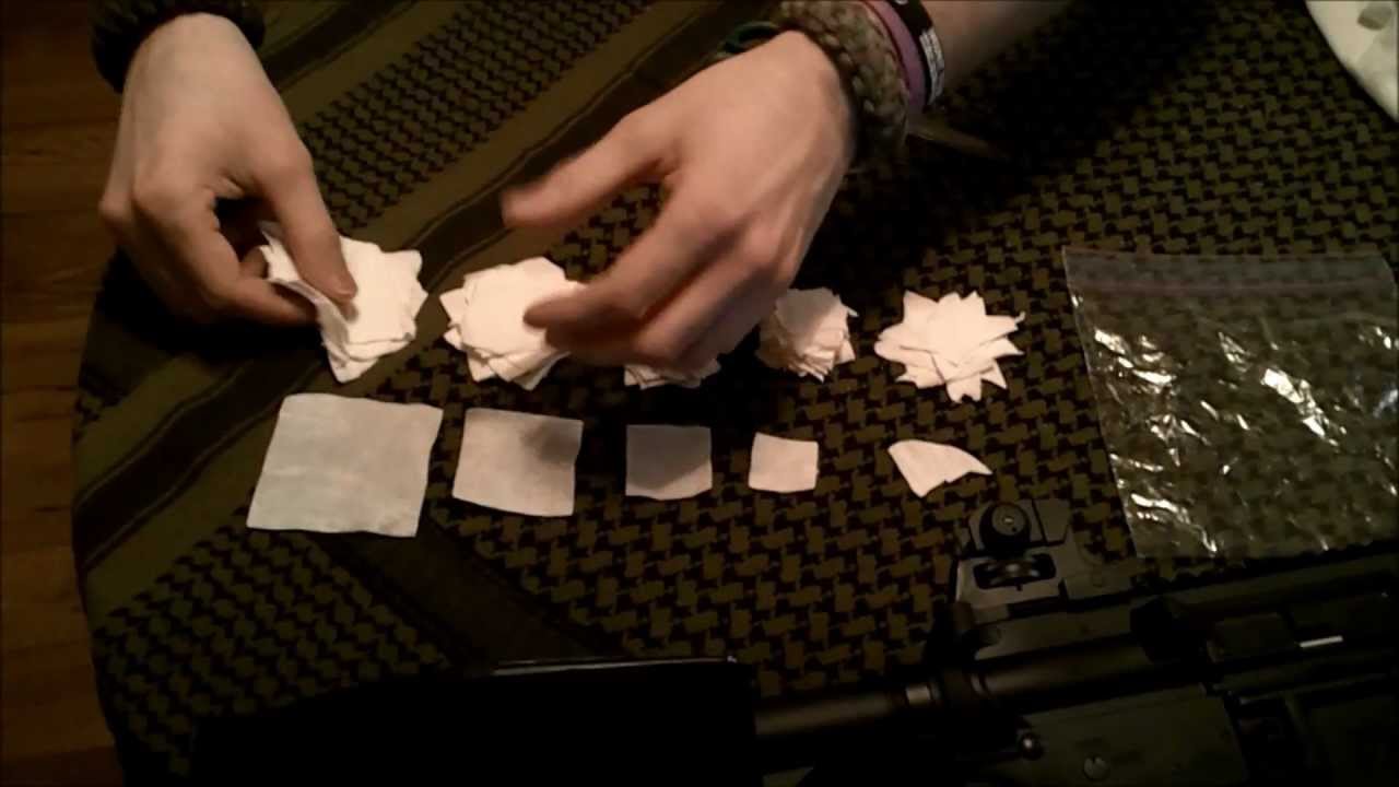 How To Make Gun Cleaning Patches
