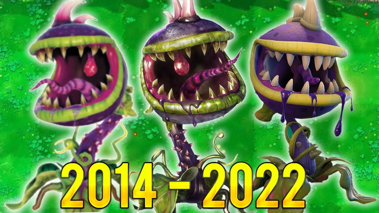 THE CHOMPER EVOLUTION (2014 - 2022) in PvZ Garden Warfare 1, 2 & Battle For Neighborville
