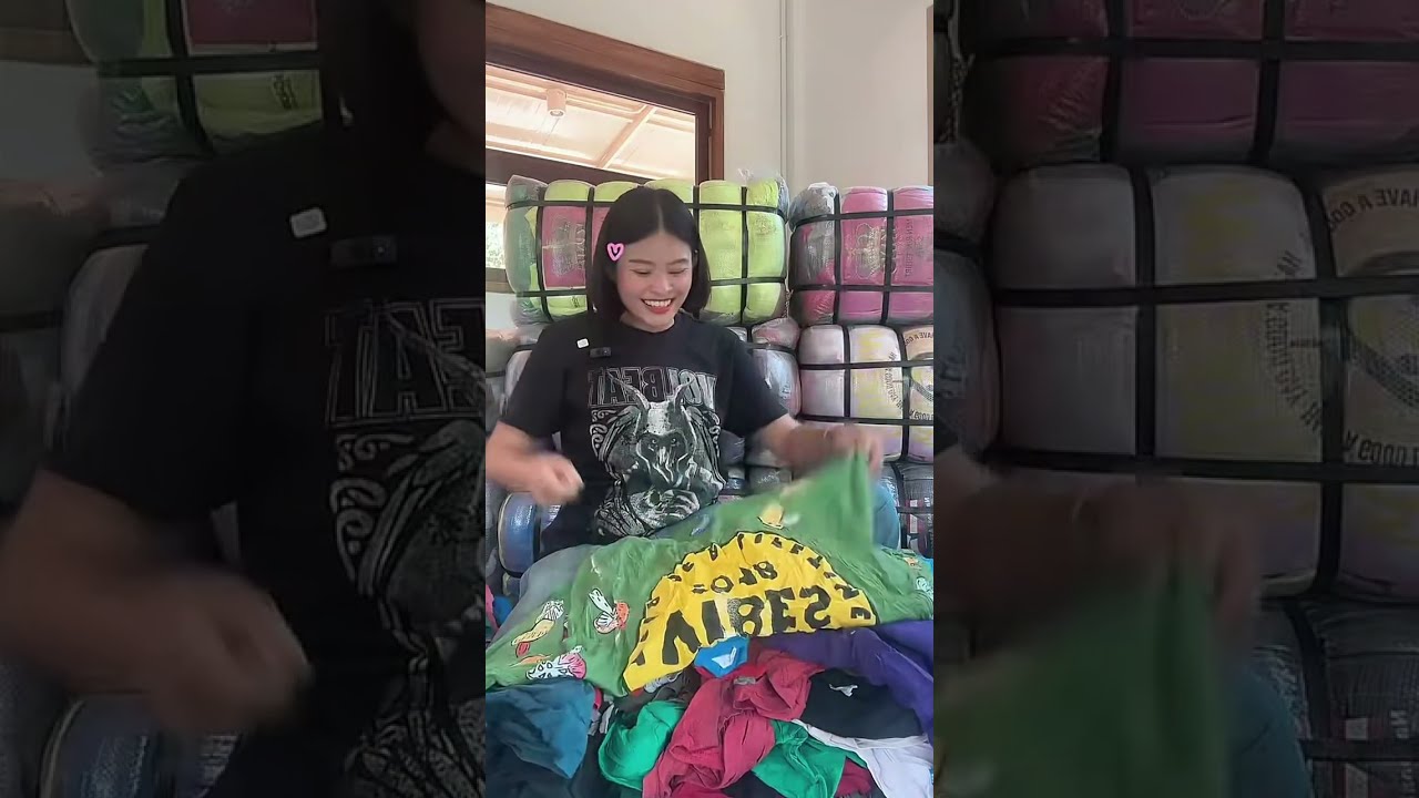 คัดหัวผ้าออนไลน์ เปิดกระสอบเสื้อยืดมือสองusa ป้ายKing เบอร๋ 3 // โกดังเสื้อยืดมือสองอุทัยธานี
