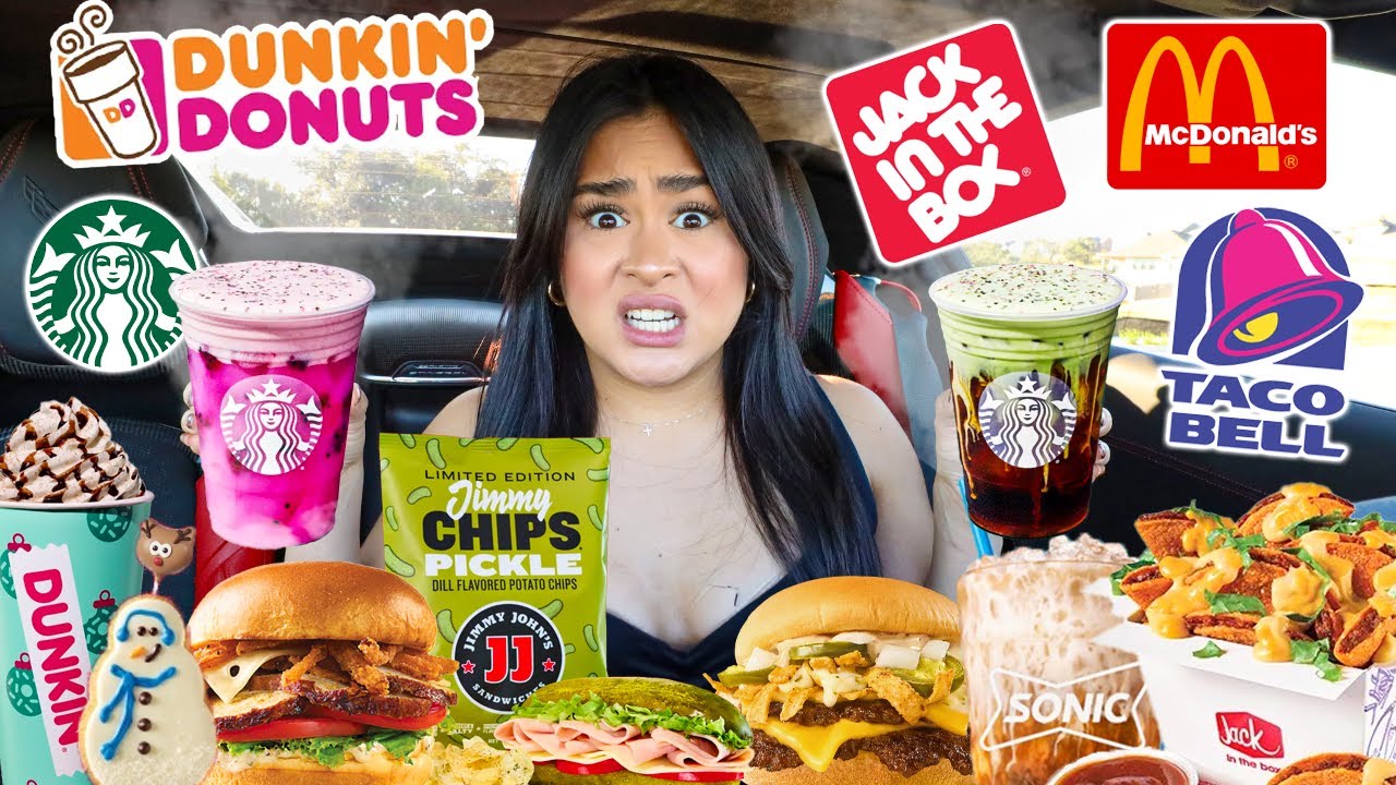 I only ate NEW FAST FOOD ITEMS For The ENTIRE Day!