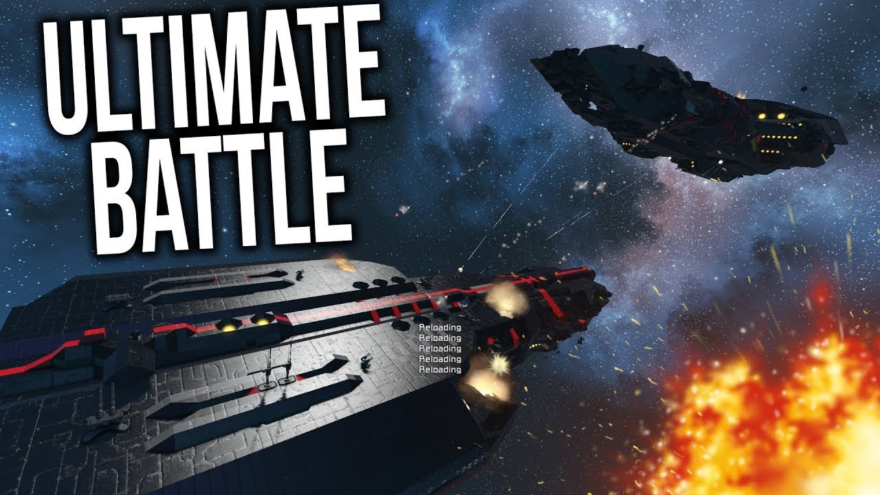 Space Engineers - ULTIMATE BATTLE! - RWI Apollo VS RWI Phantom!