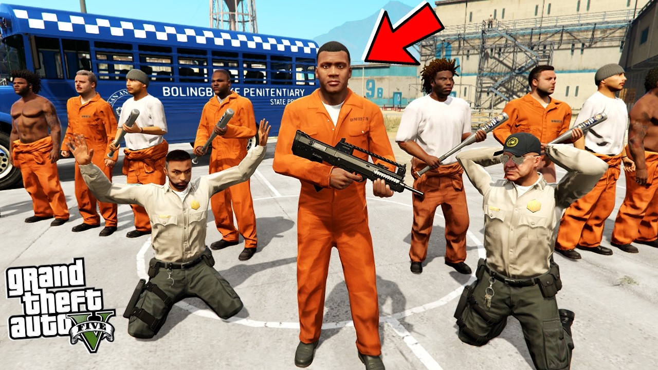 Franklin Become The Most Dangerous Prison Boss In GTA 5!