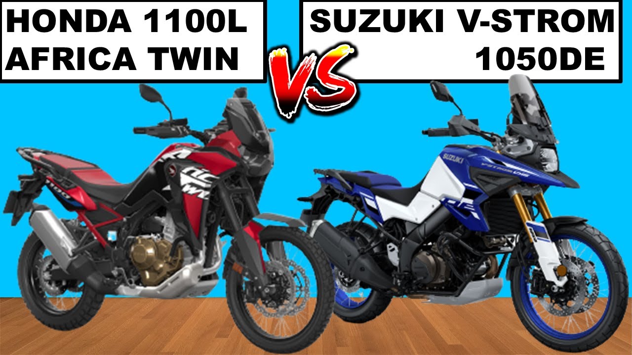 ➤ HONDA África TWIN 1100 vs SUZUKI V-Strom 1050 DE 👉 ¿Cuál es Mejor? #africatwin1100 #vstrom1050de