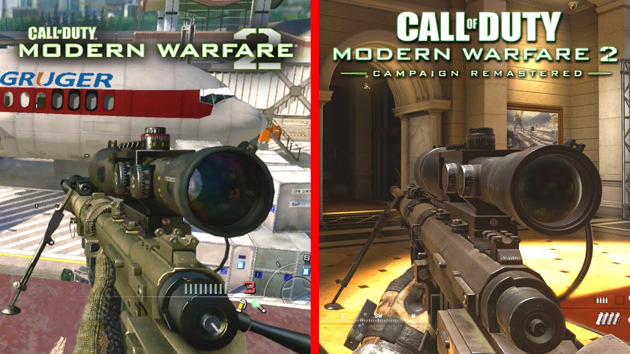 MW2 vs MW2 Remastered - Intervention Comparison