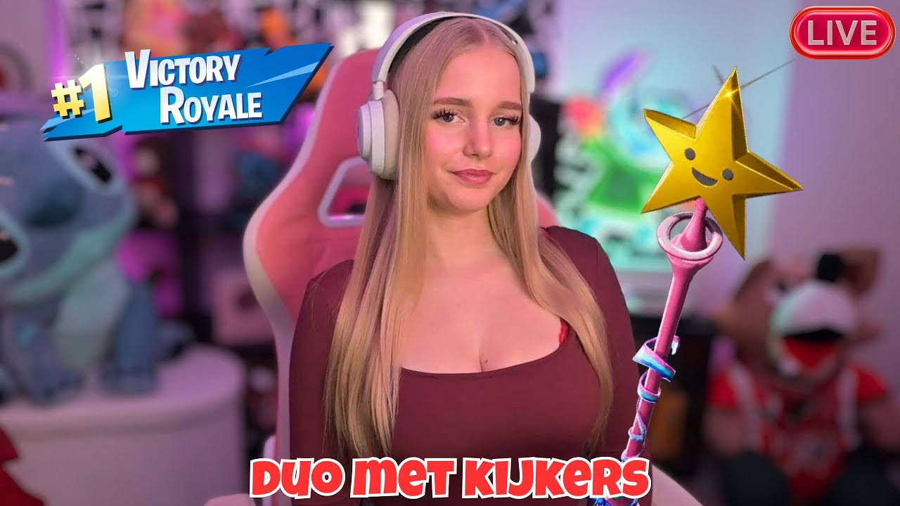 🔴 FORTNITE DUO MET KIJKERS 🔫 | Sandy Denice Livestream NL/BE