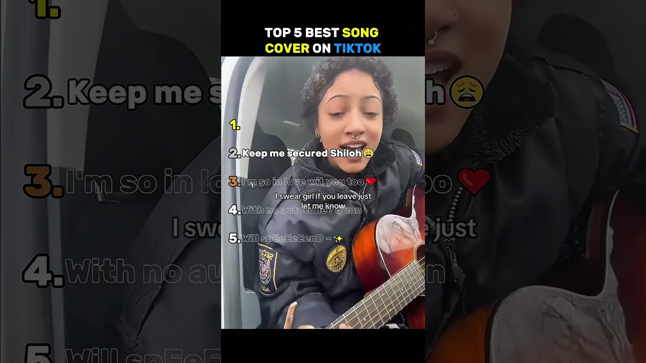 Top 5 Best TikTok Song Covers pt. 3 #songcover #tiktok #cover #singing
