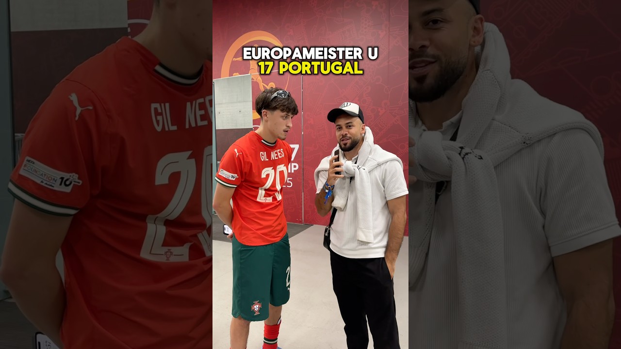 U17 Portugal Gil Neves so war es die Em zu gewinnen! #shorts