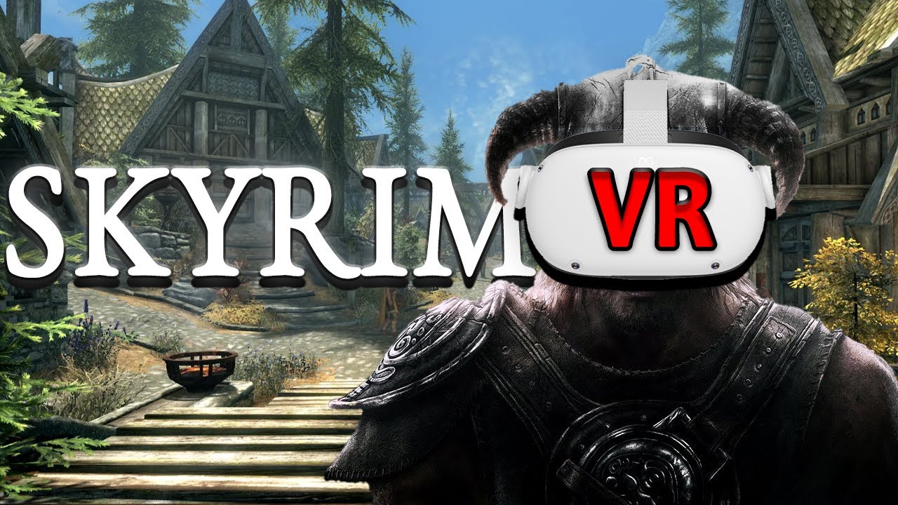 SKYRIM em VR &eacute; um dos MELHORES jogos que EXISTE