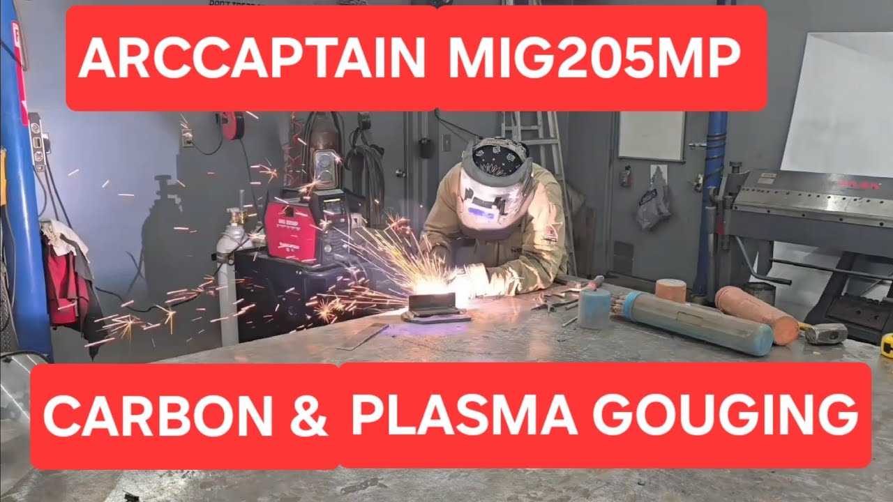 ARCCAPTAIN MIG205MP CARBON ARC & PLASMA GOUGING