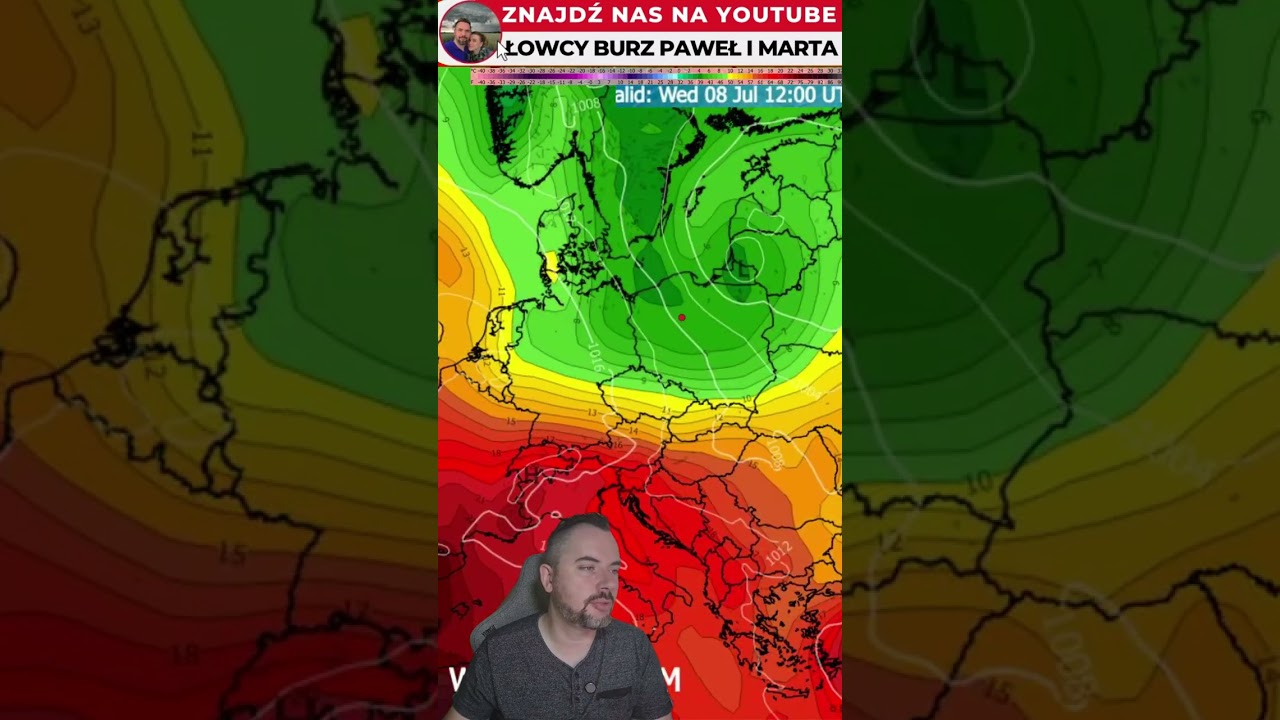Diving low over Poland #weather #poland #short #forecast