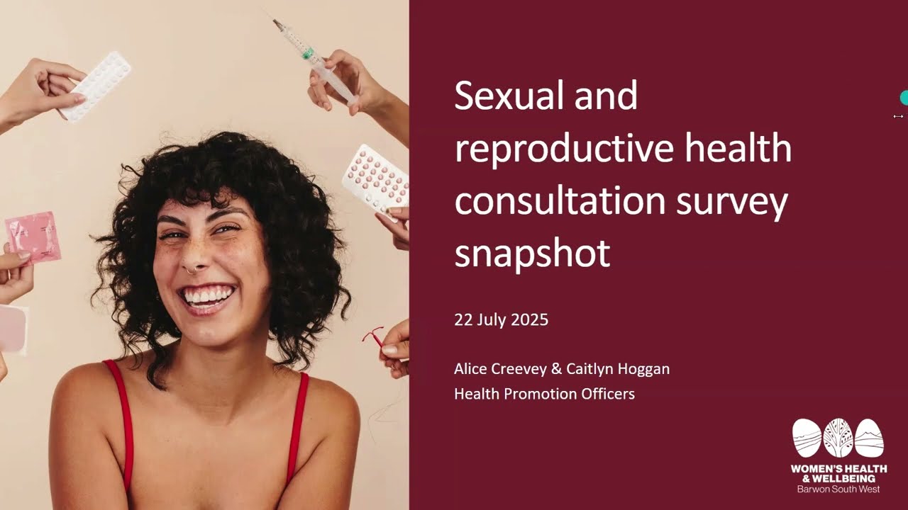 Webinar: Sexual and reproductive health community consultation snapshot survey results