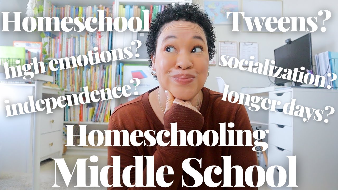 HOMESCHOOLING MIDDLES SCHOOL // MY TRANSITION FROM ELEMENTARY TO MIDDLE SCHOOL