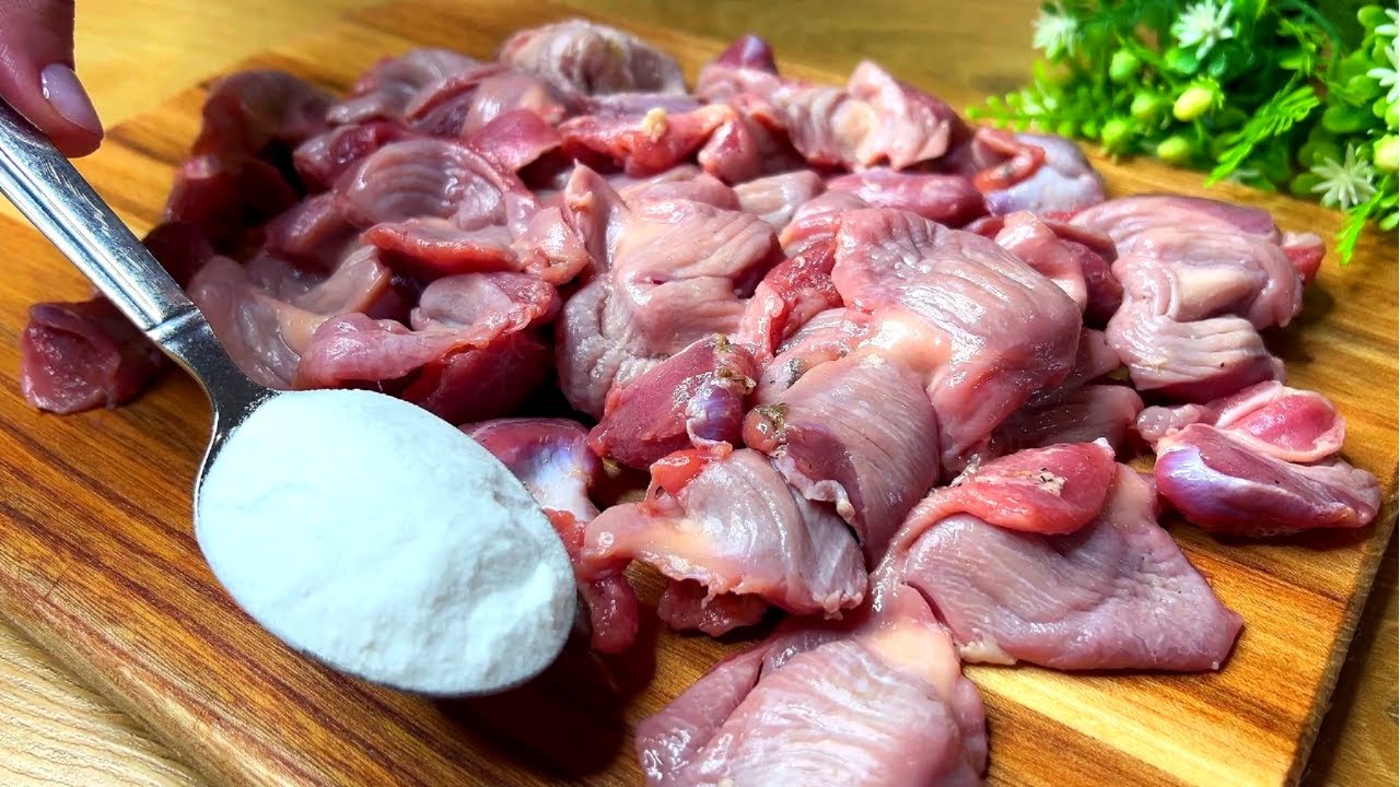 Большой секрет приготовления нежного мяса 🐔Куриные желудки для здоровья мужа!
