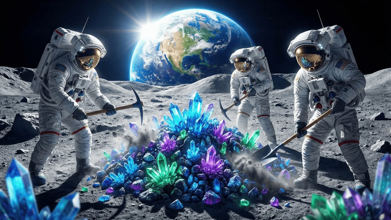 Mining $350 Billion in Minerals From the Moon (NASA’s Realistic Lunar Mining Mission)