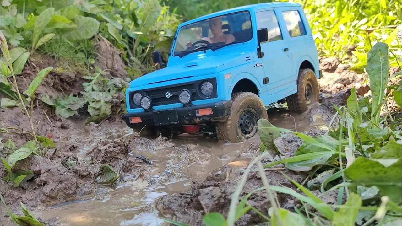 1/10 RC Suzuki Jimny от WPL. Обзор, тест, прокачка.WPL 1/10 RC Suzuki Jimny, review,  upgrade