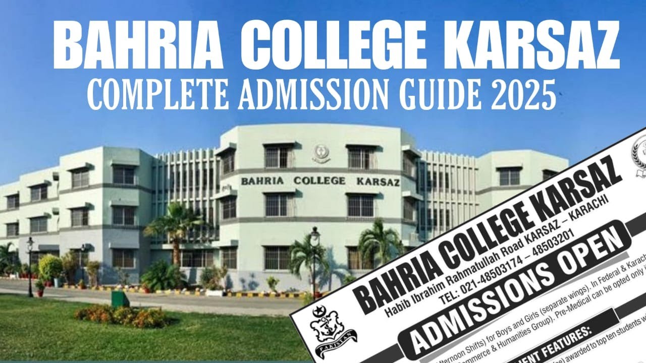 Bahria College Karsaz Admission Guide 2025