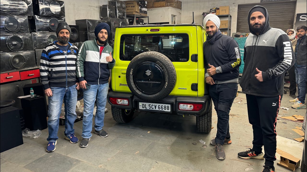Maruti Jimny Audio Upgrade In Budget | Best Place For Car Audio Upgrade | Motor Concept