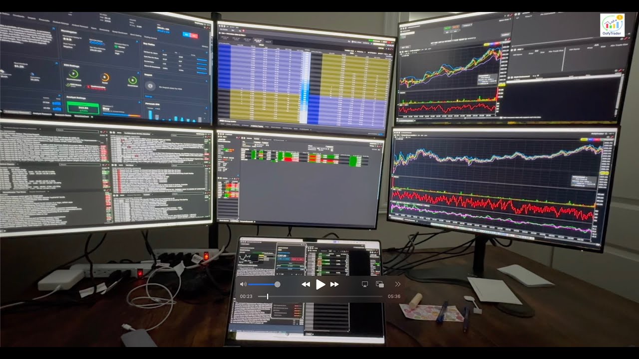 six monitor trading setup